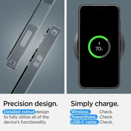 Spigen Liquid Crystal Samsung S24 Plus Hoesje Back Cover Zwart afbeelding 16