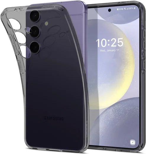 Spigen Liquid Crystal Samsung S24 Plus Hoesje Back Cover Zwart afbeelding 1