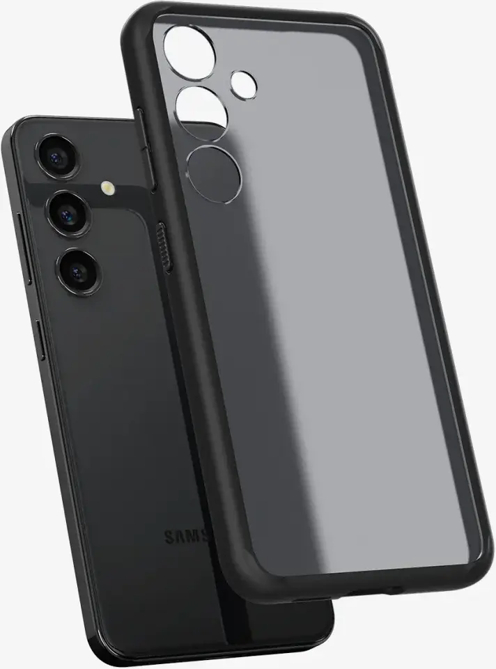 Spigen Ultra Hybrid Samsung S24 Plus Hoesje Back Cover Frosted Zwart afbeelding 3
