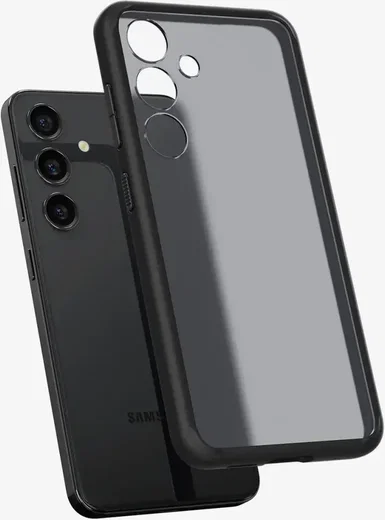 Spigen Ultra Hybrid Samsung S24 Plus Hoesje Back Cover Frosted Zwart afbeelding 3
