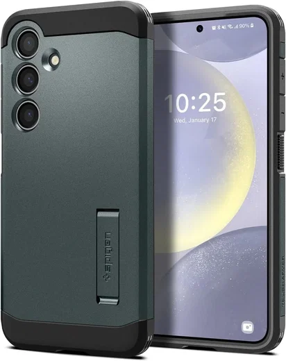 Spigen Tough Armor Samsung Galaxy S24 Plus Hoesje Back Cover Groen afbeelding 1