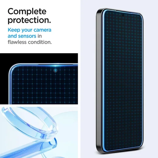 Spigen EZ Fit GLAS.tR Samsung Galaxy S24 Plus Screen Protector 2-Pack afbeelding 7