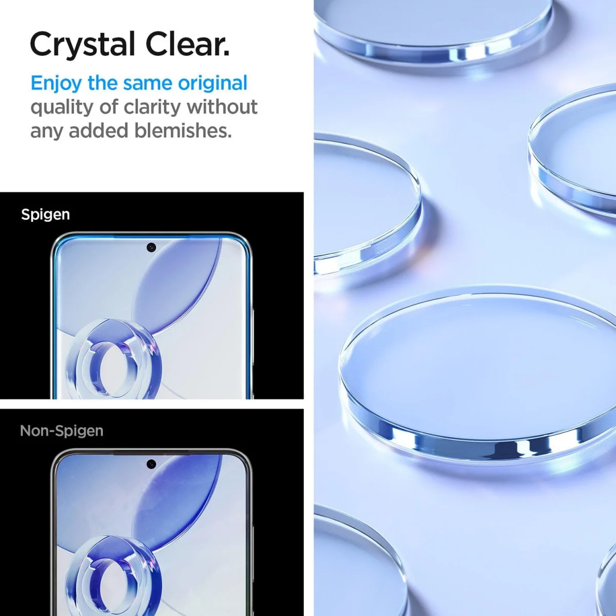 Spigen EZ Fit GLAS.tR Samsung Galaxy S24 Plus Screen Protector 2-Pack afbeelding 2