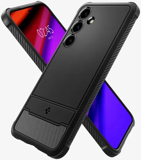 Spigen Rugged Armor Samsung Galaxy S24 Hoesje Back Cover Zwart afbeelding 8