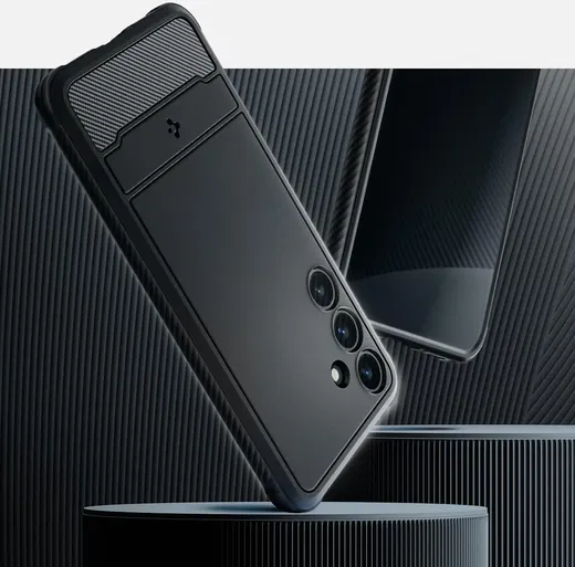 Spigen Rugged Armor Samsung Galaxy S24 Hoesje Back Cover Zwart afbeelding 2