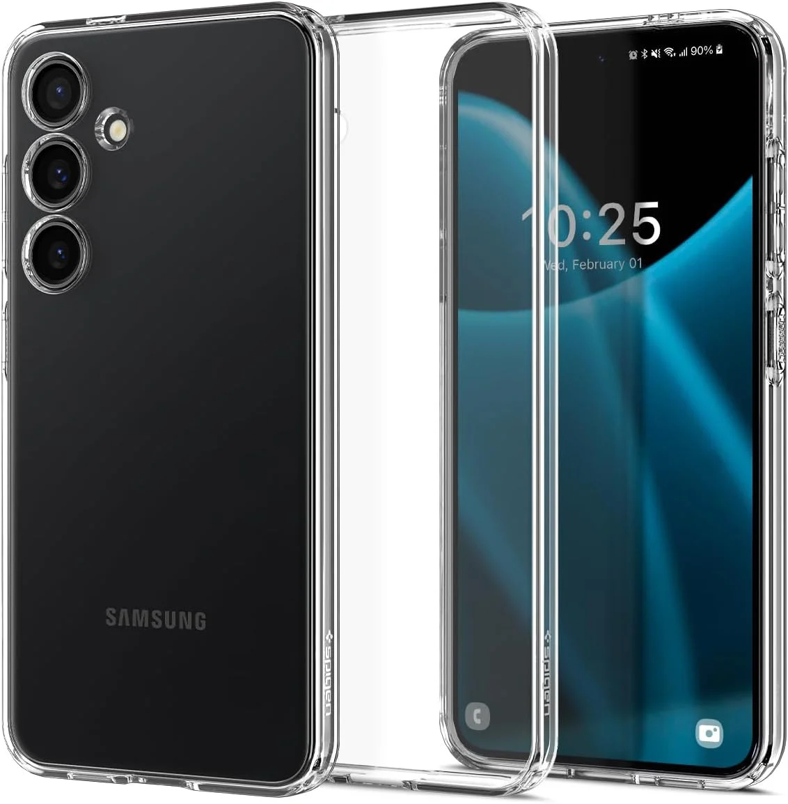 Spigen Liquid Crystal Samsung Galaxy S24 Hoesje Back Cover Transparant afbeelding 1