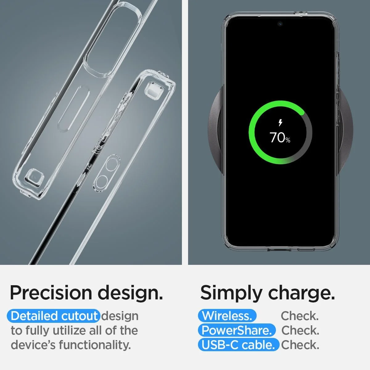 Spigen Liquid Crystal Samsung Galaxy S24 Hoesje Back Cover Transparant afbeelding 15