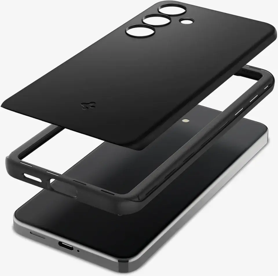 Spigen Thin Fit Samsung Galaxy S24 Hoesje Back Cover Zwart afbeelding 9