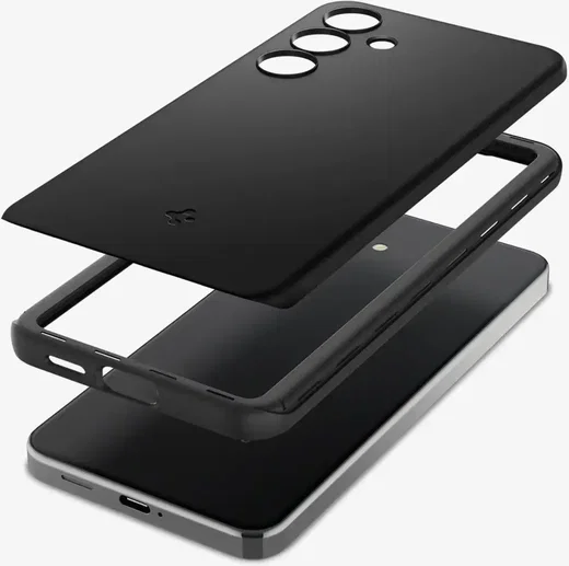 Spigen Thin Fit Samsung Galaxy S24 Hoesje Back Cover Zwart afbeelding 9