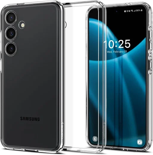Spigen Ultra Hybrid Samsung Galaxy S24 Hoesje Back Cover Transparant afbeelding 1