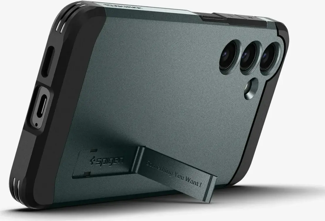 Spigen Tough Armor Samsung Galaxy S24 Hoesje Back Cover Groen afbeelding 14