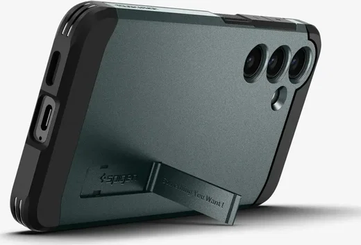 Spigen Tough Armor Samsung Galaxy S24 Hoesje Back Cover Groen afbeelding 14
