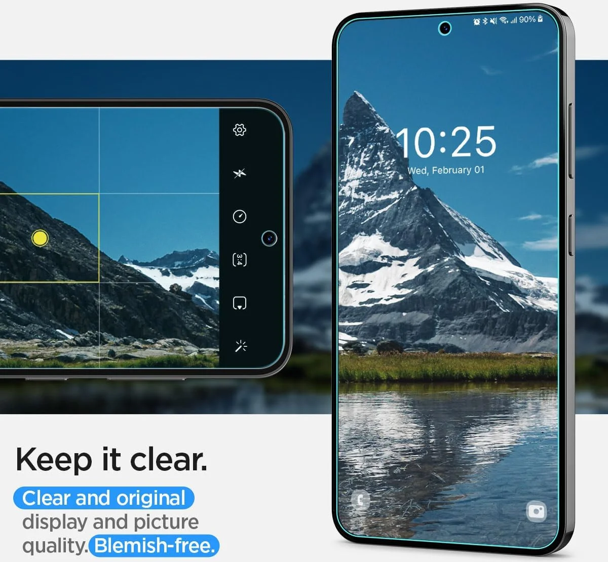 Spigen Neo Flex Solid Samsung Galaxy S24 Screen Protector (2-Pack) afbeelding 6