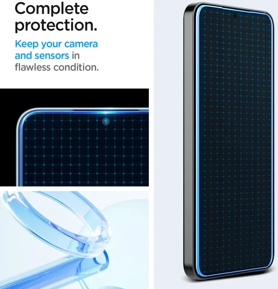 Spigen EZ Fit GLAS.tR Samsung Galaxy S24 Screen Protector 2-Pack afbeelding 6