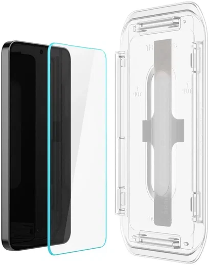 Spigen EZ Fit GLAS.tR Samsung Galaxy S24 Screen Protector 2-Pack afbeelding 9