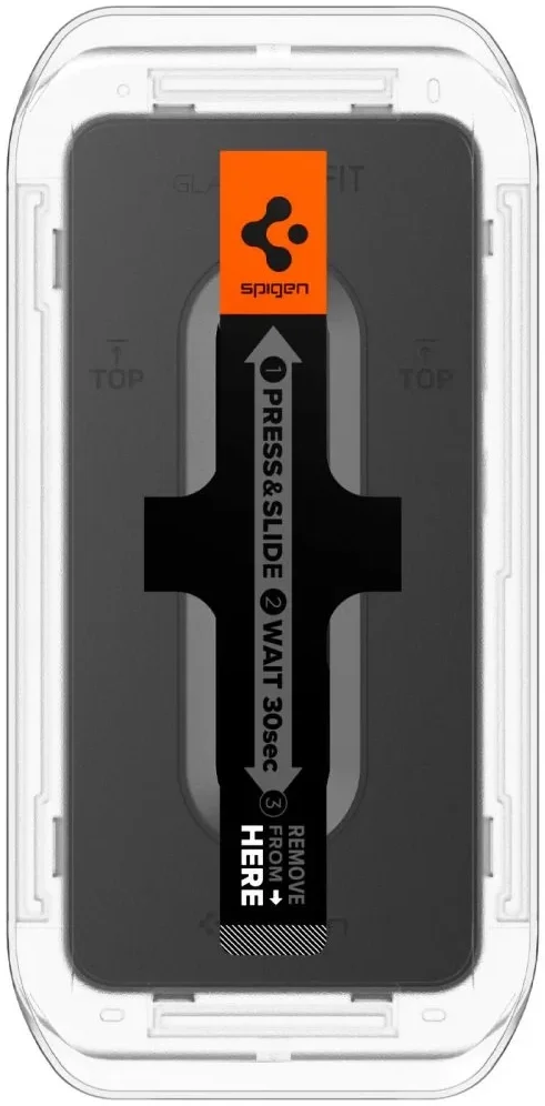 Spigen EZ Fit GLAS.tR Samsung Galaxy S24 Screen Protector 2-Pack afbeelding 10