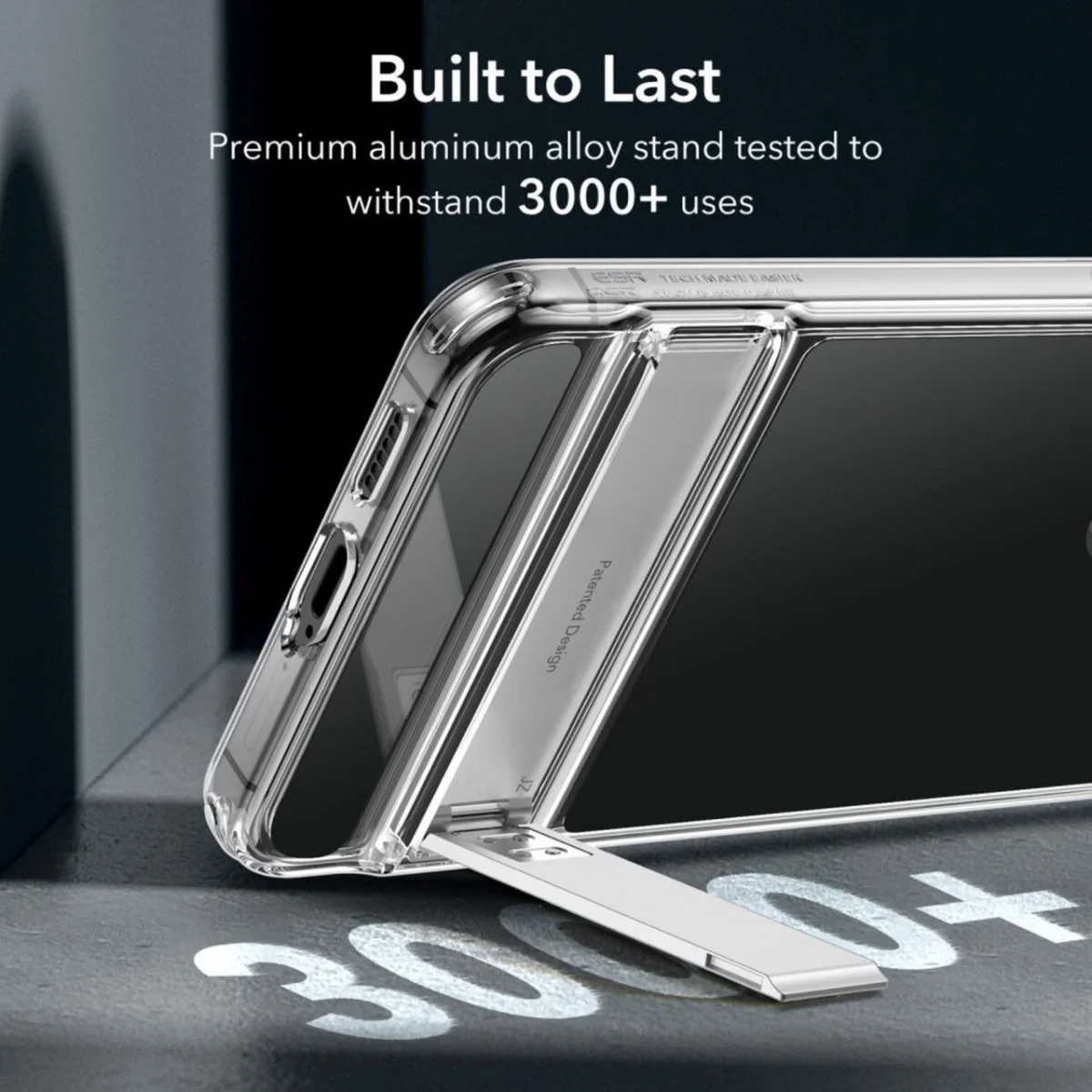 ESR Air Shield Boost Samsung Galaxy S24 Hoesje Kickstand Transparant afbeelding 5