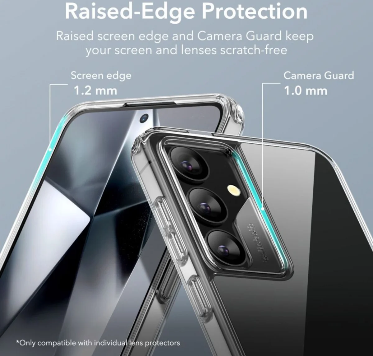 ESR Air Shield Boost Samsung Galaxy S24 Hoesje Kickstand Transparant afbeelding 7