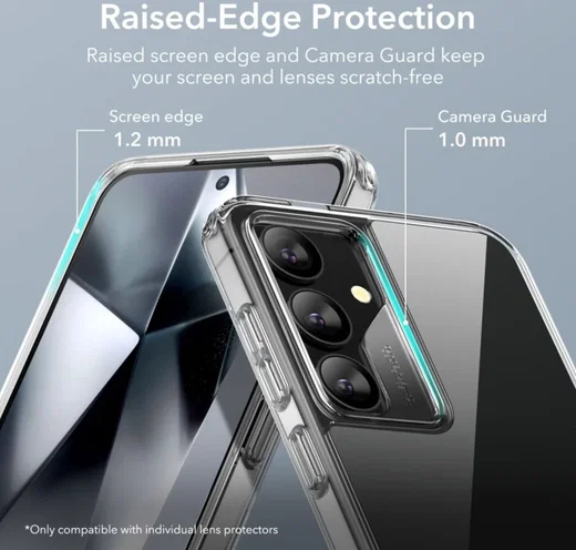 ESR Air Shield Boost Samsung Galaxy S24 Hoesje Kickstand Transparant afbeelding 7