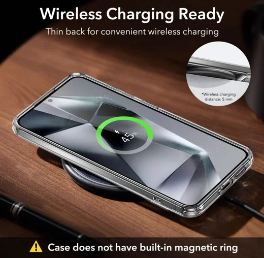 ESR Air Shield Boost Samsung Galaxy S24 Hoesje Kickstand Transparant afbeelding 8