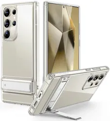 ESR Air Shield Samsung Galaxy S24 Ultra Hoesje Kickstand Transparant afbeelding