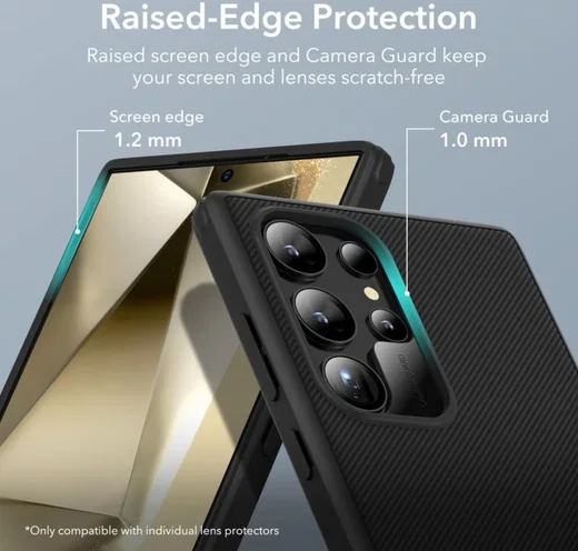 ESR Air Shield Samsung Galaxy S24 Ultra Hoesje Kickstand Zwart afbeelding 8
