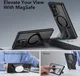 ESR Boost Flickstand Samsung S24 Ultra Hoesje MagSafe Frosted Zwart afbeelding 2