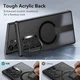 ESR Boost Flickstand Samsung S24 Ultra Hoesje MagSafe Frosted Zwart afbeelding 6