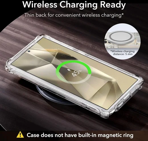 ESR Armor Kickstand Samsung Galaxy S24 Ultra Hoesje Transparant afbeelding 8