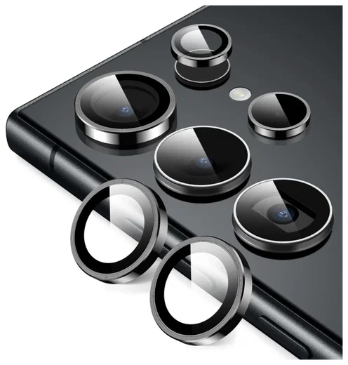 ESR Samsung Galaxy S24 Ultra Camera Lens Protector Zwart afbeelding 9