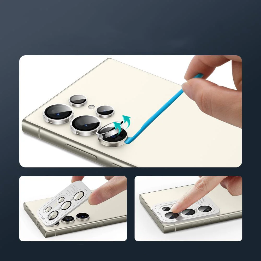 ESR Samsung Galaxy S24 Ultra Camera Lens Protector Transparant afbeelding 7