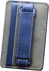 Universele Kaart Houder voor Twee Pasjes met Handvat Blauw afbeelding