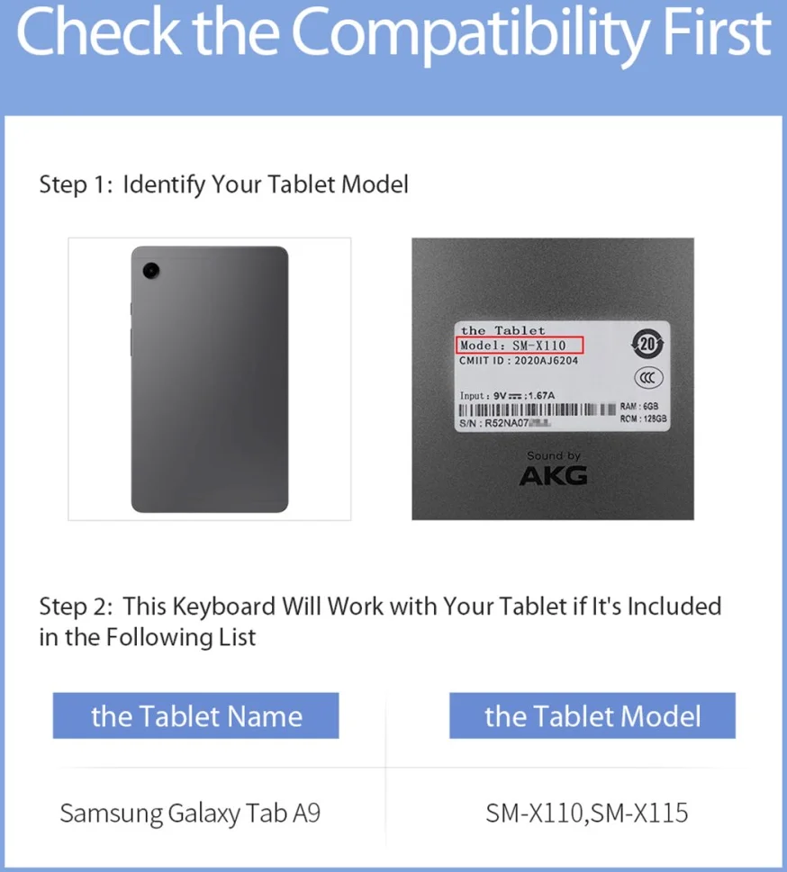 Dux Ducis Samsung Galaxy Tab A9 Hoes met Bluetooth Toetsenbord afbeelding 9