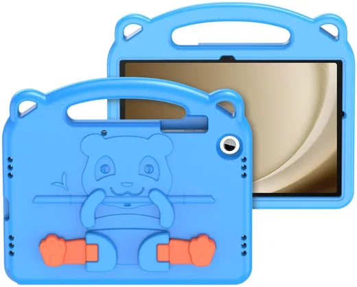 Dux Ducis Panda Samsung Galaxy Tab A11 Plus/Tab A9 Plus Kinder Tablethoes Blauw afbeelding 1