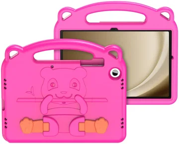 Dux Ducis Panda Samsung Galaxy Tab A11 Plus/Tab A9 Plus Kinder Tablethoes Roze