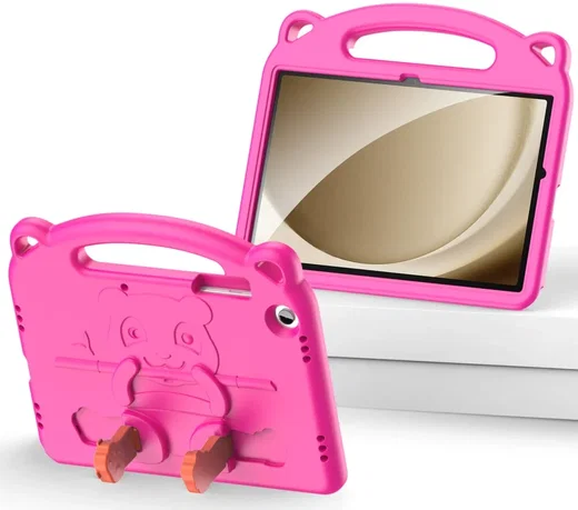 Dux Ducis Panda Samsung Galaxy Tab A11 Plus/Tab A9 Plus Kinder Tablethoes Roze afbeelding 2
