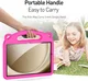 Dux Ducis Panda Samsung Galaxy Tab A11 Plus/Tab A9 Plus Kinder Tablethoes Roze afbeelding 5