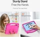 Dux Ducis Panda Samsung Galaxy Tab A11 Plus/Tab A9 Plus Kinder Tablethoes Roze afbeelding 6