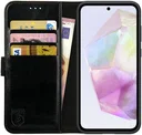 Rosso Element Samsung Galaxy A35 Hoesje Book Case Wallet Zwart