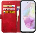 Rosso Element Samsung Galaxy A35 Hoesje Book Case Wallet Rood