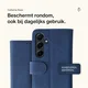 Rosso Element Samsung Galaxy A55 Hoesje Book Case Wallet Blauw afbeelding 2