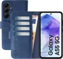 Rosso Element Samsung Galaxy A55 Hoesje Book Case Wallet Blauw