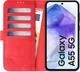Rosso Element Samsung Galaxy A55 Hoesje Book Case Wallet Rood afbeelding 11