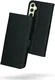Rosso Deluxe Samsung Galaxy A55 Hoesje Echt Leer Book Case Zwart afbeelding 2
