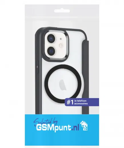 Apple iPhone 11 Hoesje met MagSafe Book Case Zwart afbeelding 7