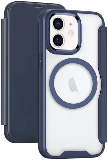 Apple iPhone 11 Hoesje met MagSafe Book Case Blauw afbeelding 1