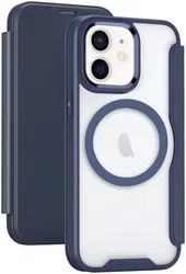 Apple iPhone 11 Hoesje met MagSafe Book Case Blauw afbeelding