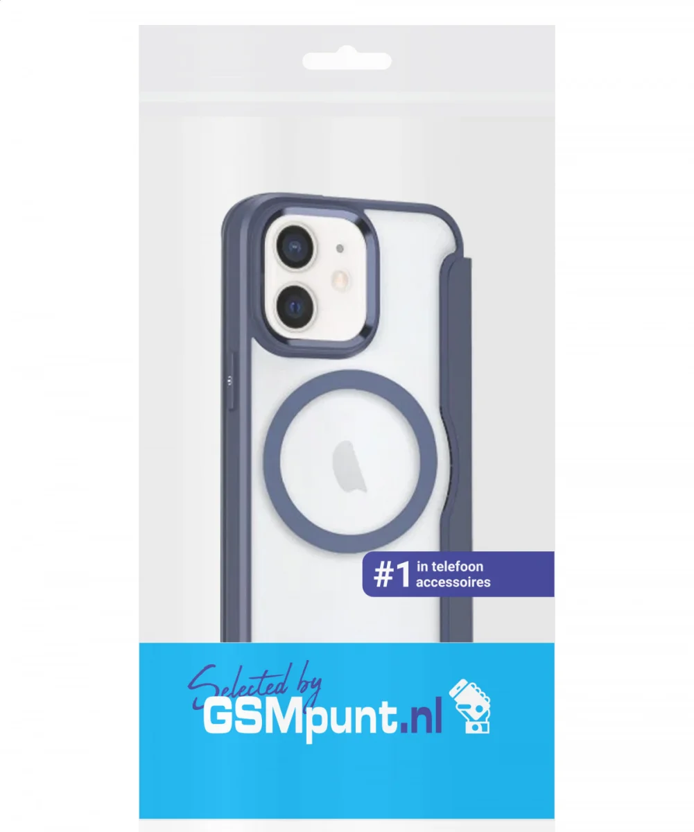 Apple iPhone 11 Hoesje met MagSafe Book Case Paars afbeelding 7