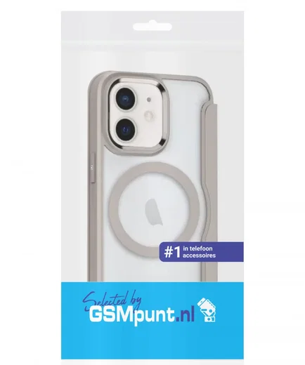 Apple iPhone 11 Hoesje met MagSafe Book Case Khaki afbeelding 7