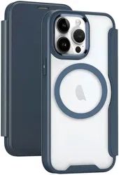 Apple iPhone 12 / 12 Pro Hoesje met MagSafe Book Case Blauw afbeelding